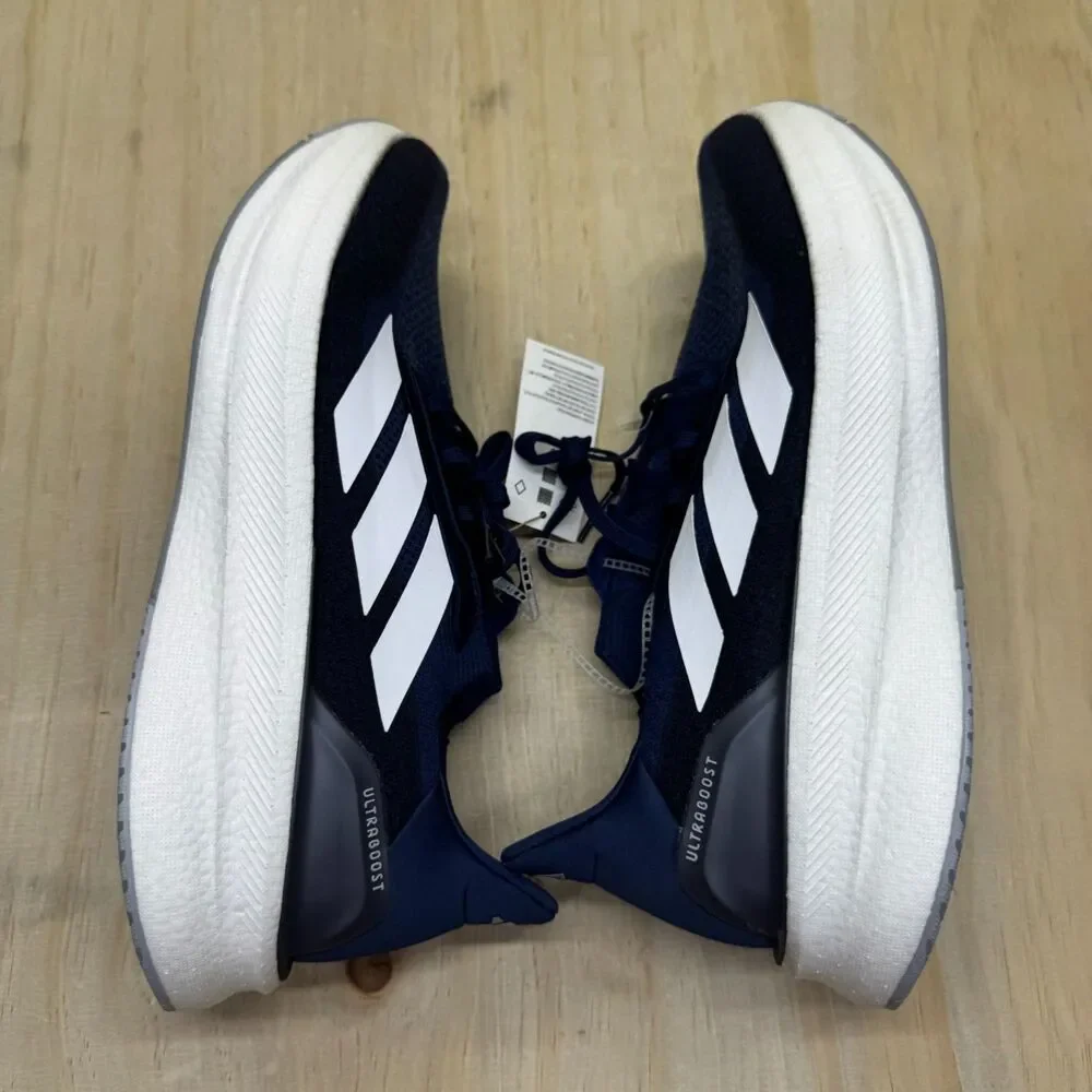 NEW Adidas Ultraboost 5x Running Shoes Dark Blue Cloud White Men’s Sz 12 JI3385